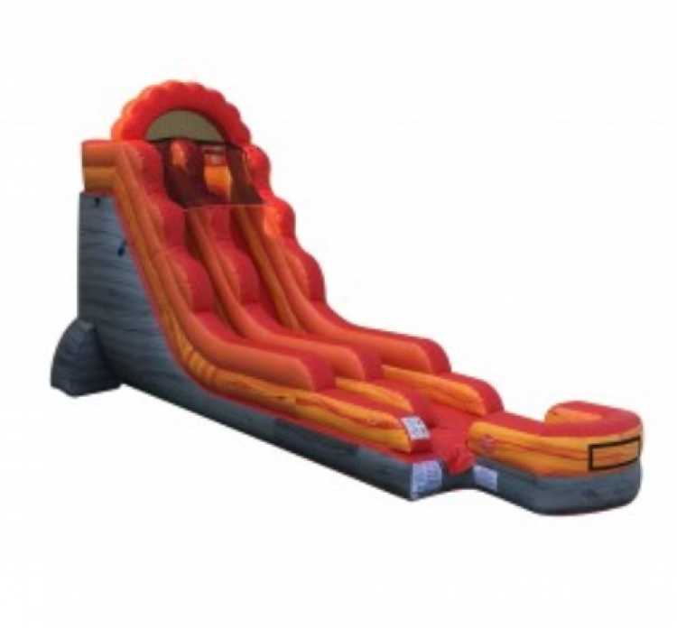 18' Fire and Ice Inflatable Wet/Dry Slide