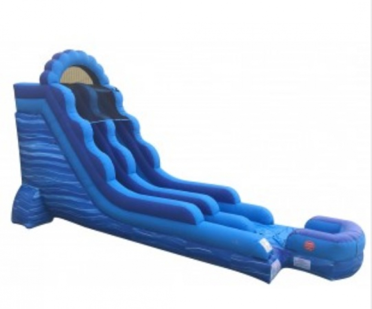 18' Blue Wave Wet/Dry Slide