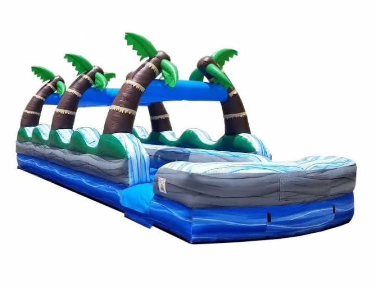 35' Dual Lane Tropical Slip and Slide