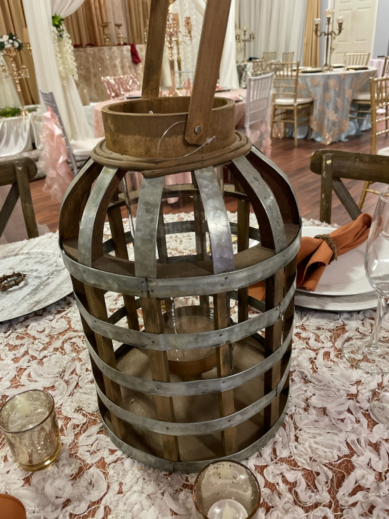 Wood Metal Lantern