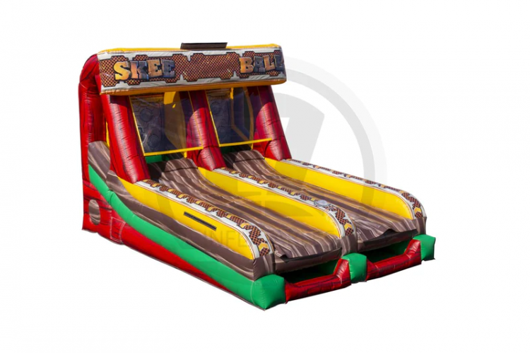 Dual Lane Inflatable Interactive Skee Ball