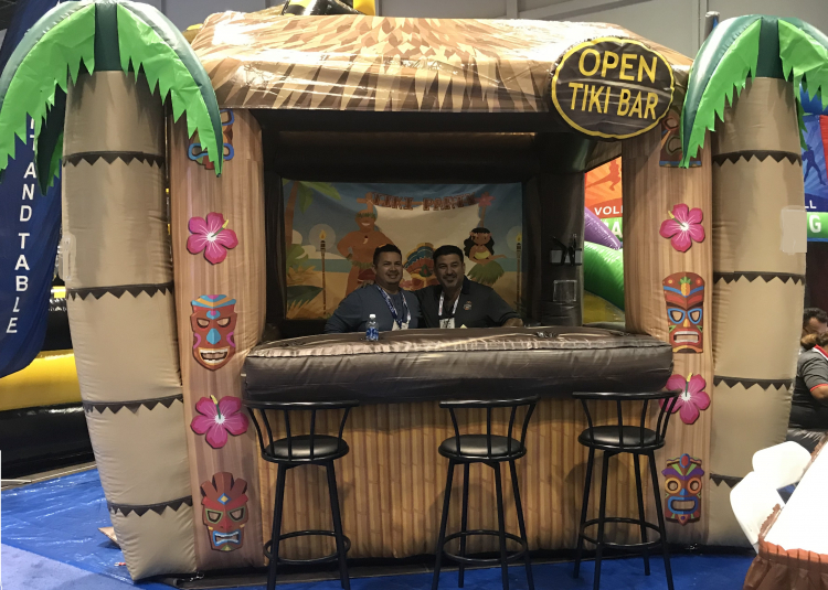 Inflatable Tiki Bar