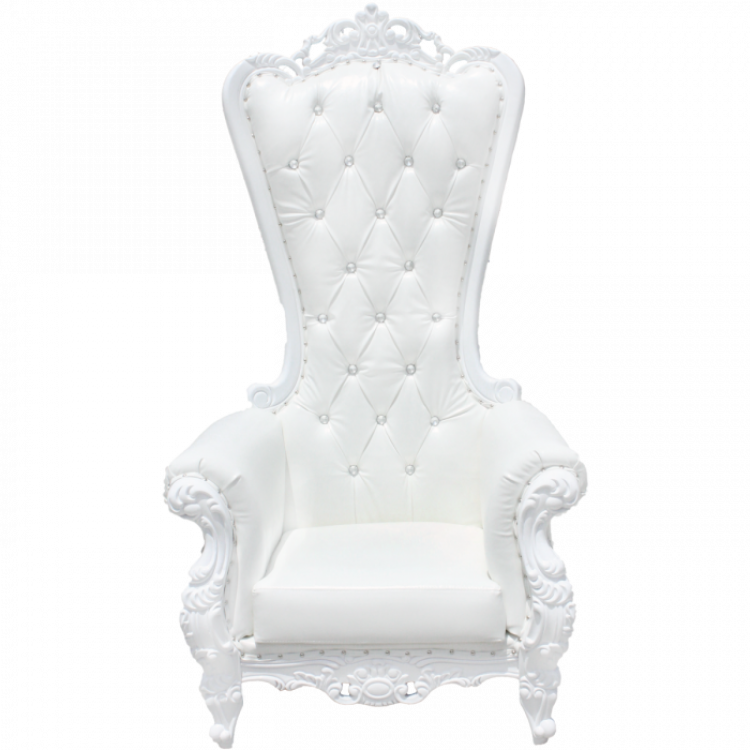 Silver throne 2025 chair rental