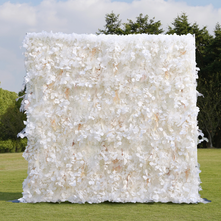 Flower Wall 8x8 Pampas